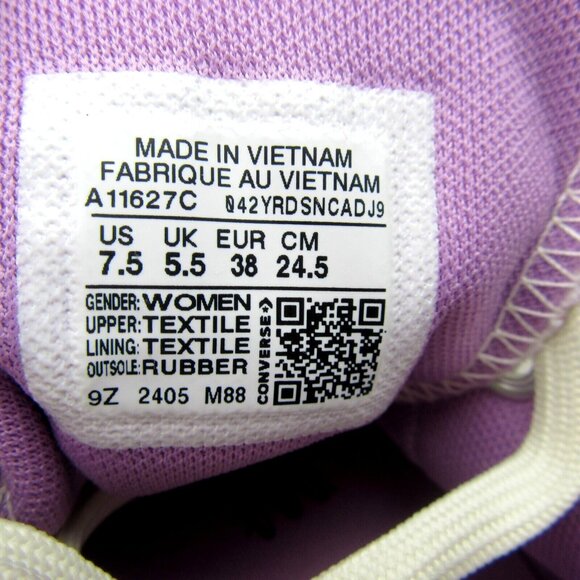 Chuck Taylor All Star Madison Checkered OX Sneakers Women's Size 7.5 NEW - Picture 10 of 13